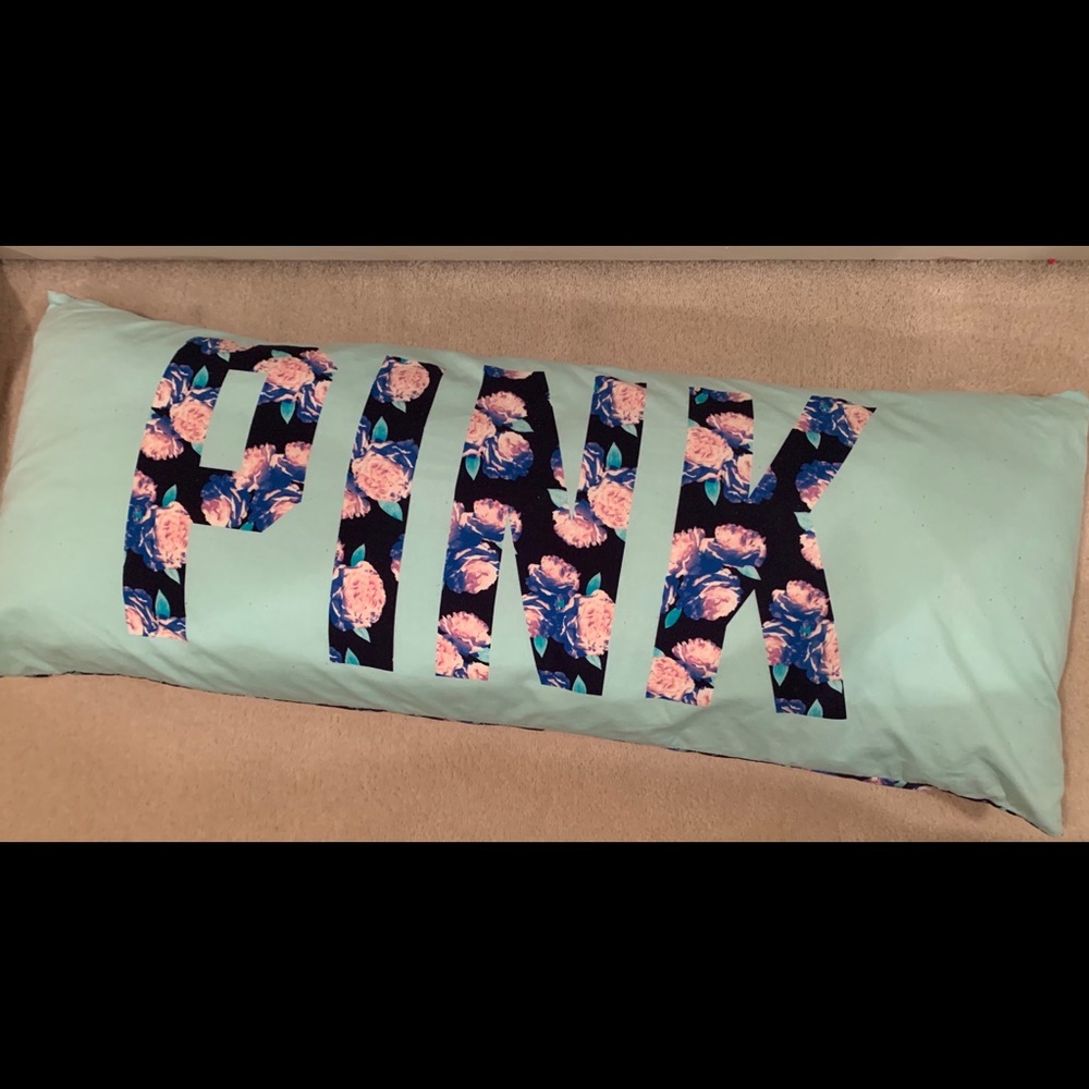 PINK by VS-Full/Queen Reversible Comforter/Pillow